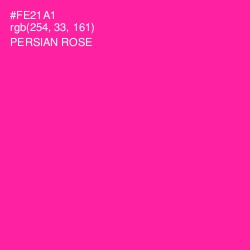 #FE21A1 - Persian Rose Color Image