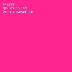 #FE2591 - Wild Strawberry Color Image