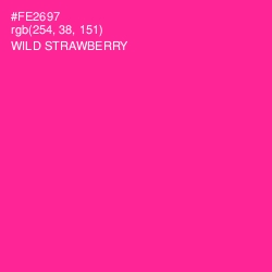 #FE2697 - Wild Strawberry Color Image