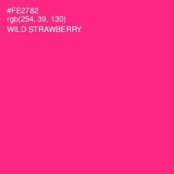 #FE2782 - Wild Strawberry Color Image