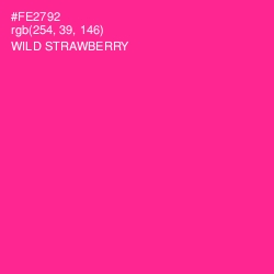 #FE2792 - Wild Strawberry Color Image