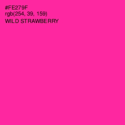 #FE279F - Wild Strawberry Color Image