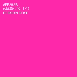 #FE28AB - Persian Rose Color Image