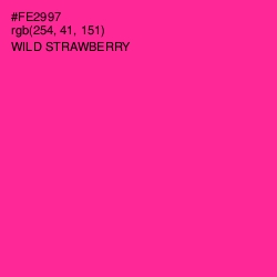 #FE2997 - Wild Strawberry Color Image