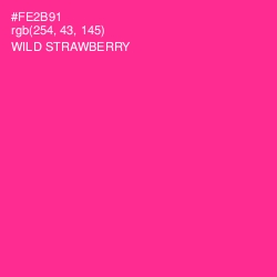#FE2B91 - Wild Strawberry Color Image