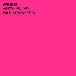 #FE2E8E - Wild Strawberry Color Image