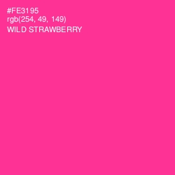 #FE3195 - Wild Strawberry Color Image