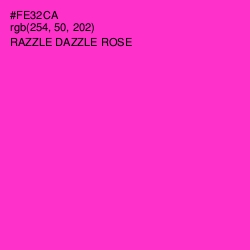 #FE32CA - Razzle Dazzle Rose Color Image