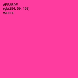 #FE3B9E - Wild Strawberry Color Image