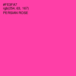 #FE3FA7 - Persian Rose Color Image