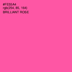 #FE55A4 - Brilliant Rose Color Image