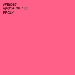 #FE6087 - Froly Color Image