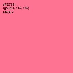 #FE7391 - Froly Color Image