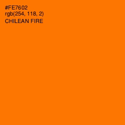 #FE7602 - Chilean Fire Color Image