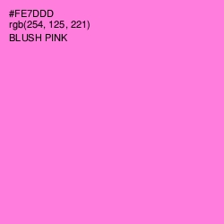 #FE7DDD - Blush Pink Color Image