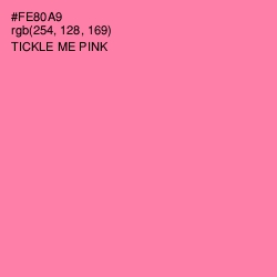 #FE80A9 - Tickle Me Pink Color Image