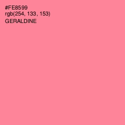 #FE8599 - Geraldine Color Image