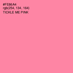 #FE86A4 - Tickle Me Pink Color Image