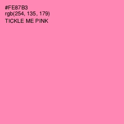 #FE87B3 - Tickle Me Pink Color Image