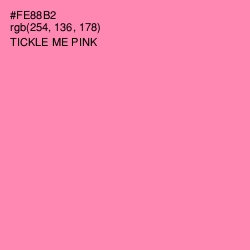 #FE88B2 - Tickle Me Pink Color Image