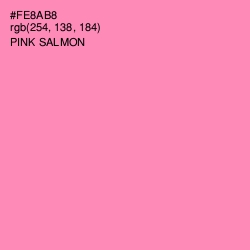 #FE8AB8 - Pink Salmon Color Image