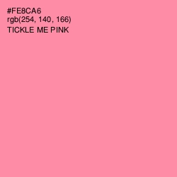 #FE8CA6 - Tickle Me Pink Color Image