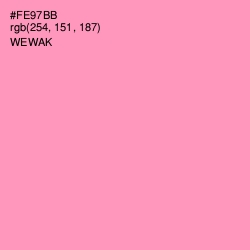 #FE97BB - Wewak Color Image