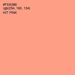 #FEA086 - Hit Pink Color Image