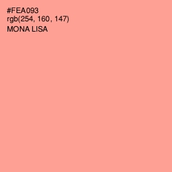 #FEA093 - Mona Lisa Color Image