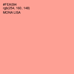 #FEA094 - Mona Lisa Color Image