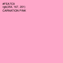 #FEA7C9 - Carnation Pink Color Image