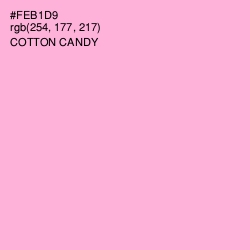 #FEB1D9 - Cotton Candy Color Image