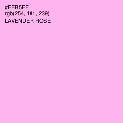 #FEB5EF - Lavender Rose Color Image