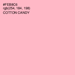 #FEB8C6 - Cotton Candy Color Image