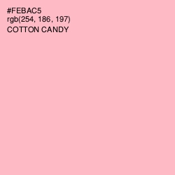 #FEBAC5 - Cotton Candy Color Image