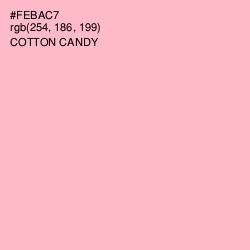#FEBAC7 - Cotton Candy Color Image