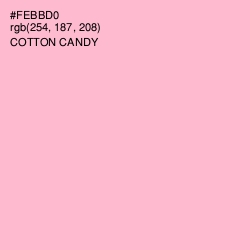 #FEBBD0 - Cotton Candy Color Image