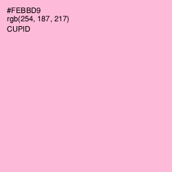 #FEBBD9 - Cupid Color Image