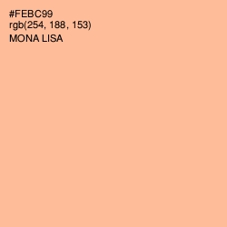 #FEBC99 - Mona Lisa Color Image
