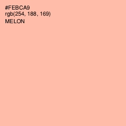 #FEBCA9 - Melon Color Image