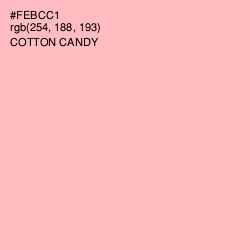 #FEBCC1 - Cotton Candy Color Image
