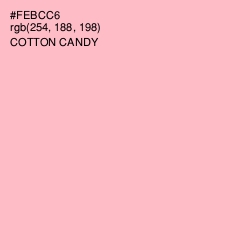 #FEBCC6 - Cotton Candy Color Image