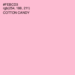 #FEBCD3 - Cotton Candy Color Image