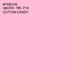 #FEBCD6 - Cotton Candy Color Image