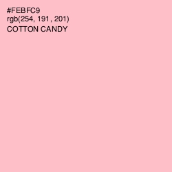 #FEBFC9 - Cotton Candy Color Image