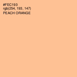 #FEC193 - Peach Orange Color Image