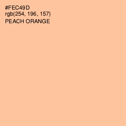 #FEC49D - Peach Orange Color Image