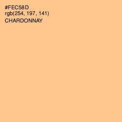 #FEC58D - Chardonnay Color Image