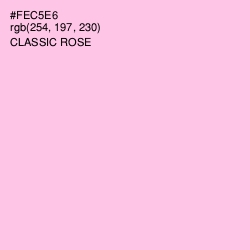#FEC5E6 - Classic Rose Color Image