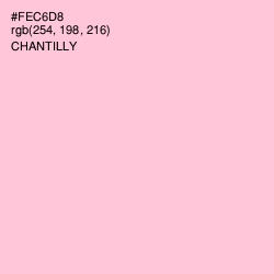 #FEC6D8 - Chantilly Color Image